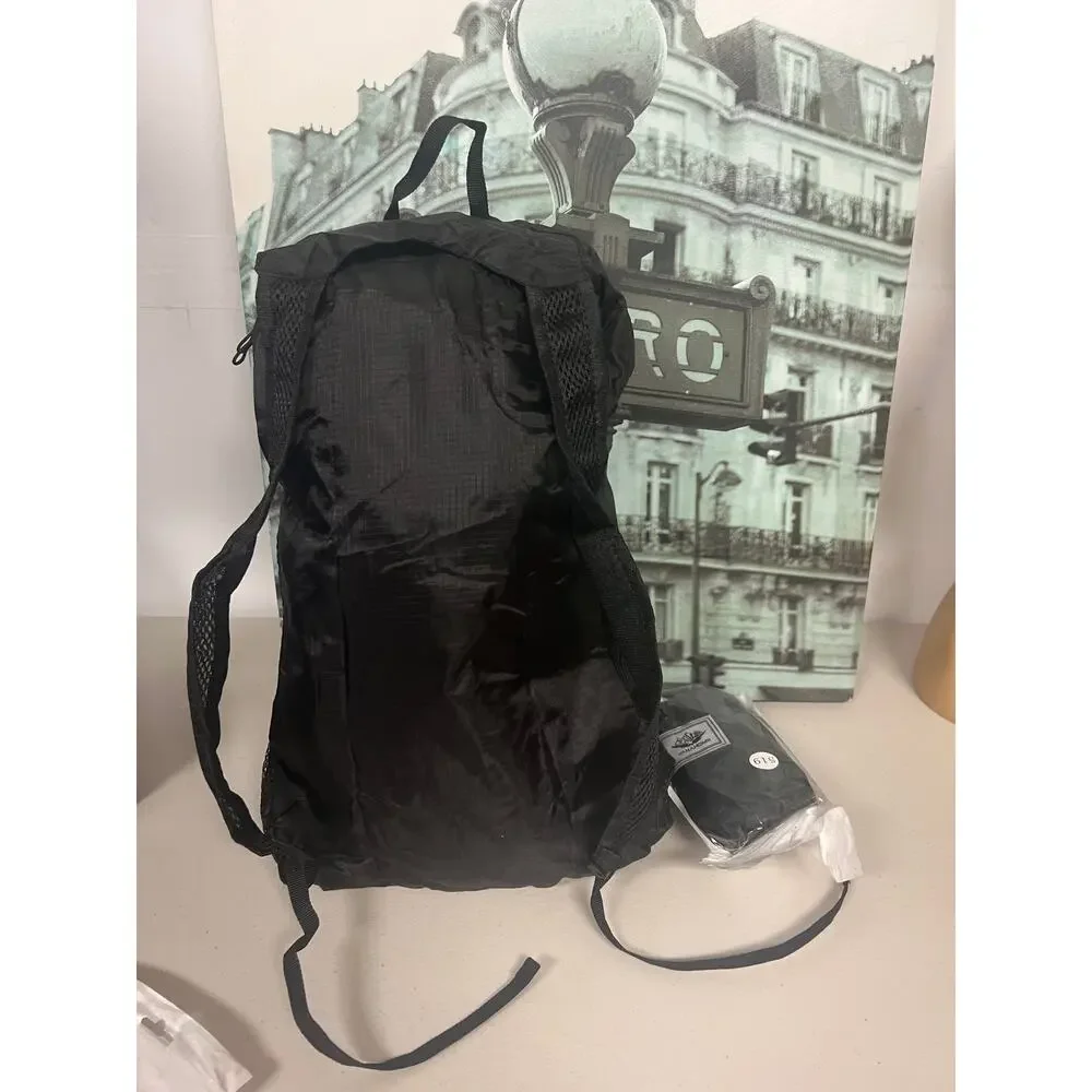 Lightweight Foldable Water Resistant Backpack, Travel Hiking Daypack